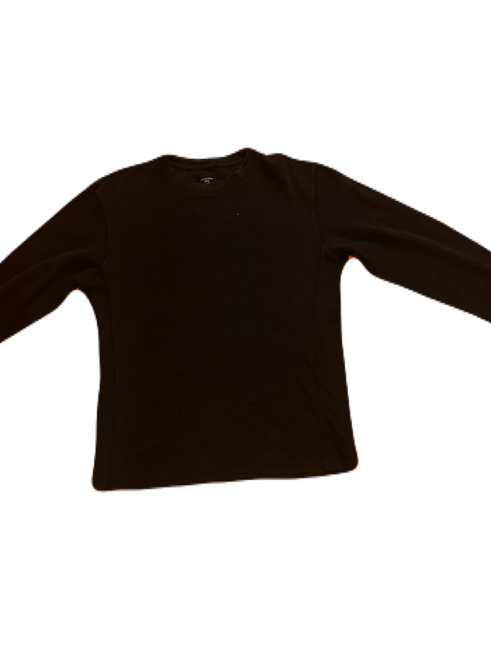 Nautica Black Long Sleeve Crewneck Top